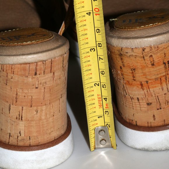 SOFFT CYNDY LEMON wedge strappy shoes sandals size 10M - Picture 2 of 11